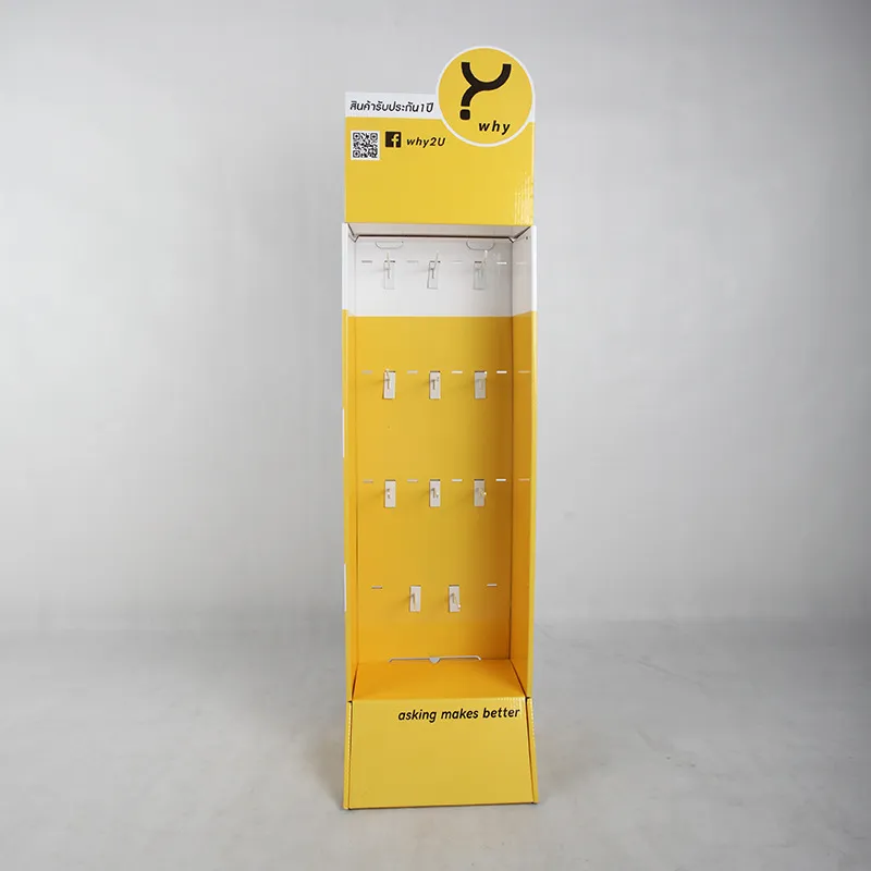 Cardboard Display Stand နှင့် Hooks များကို စိတ်ကြိုက်ဝယ်ယူခြင်းအတွက် အကြံပြုချက်များကား အဘယ်နည်း။