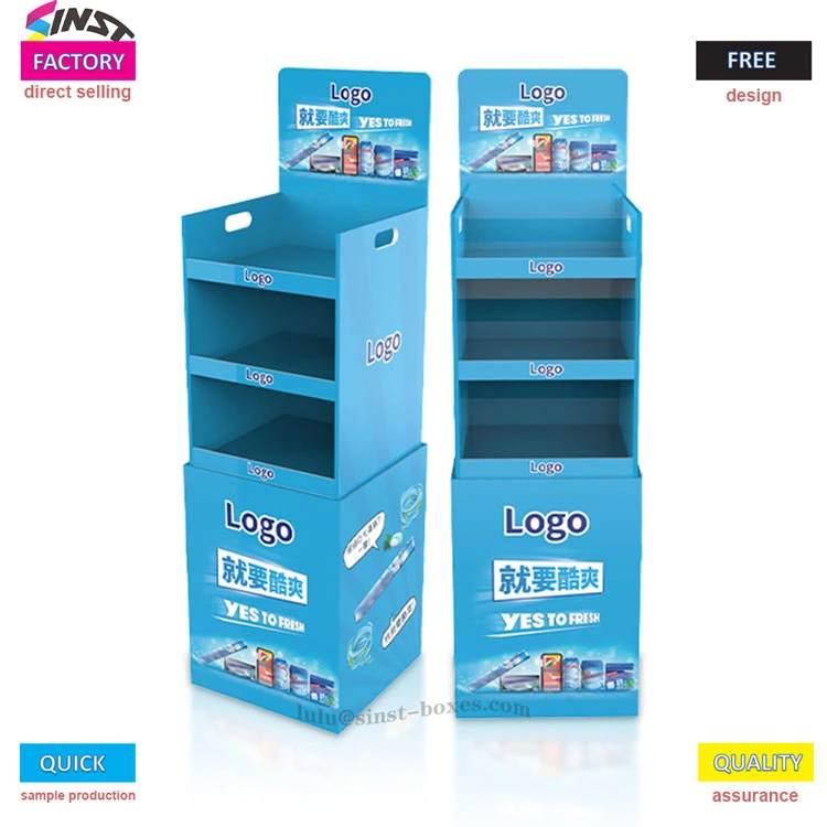 Candy FSDU Corrugated Cardboard Display Stand သည် လက်လီပရိုမိုးရှင်းအတွက် စံပြဖြစ်စေသည် ။