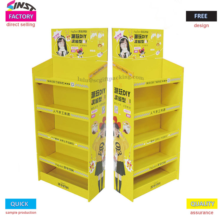 အာလူး Chip supermarket paper display ထိန်သိမ်း